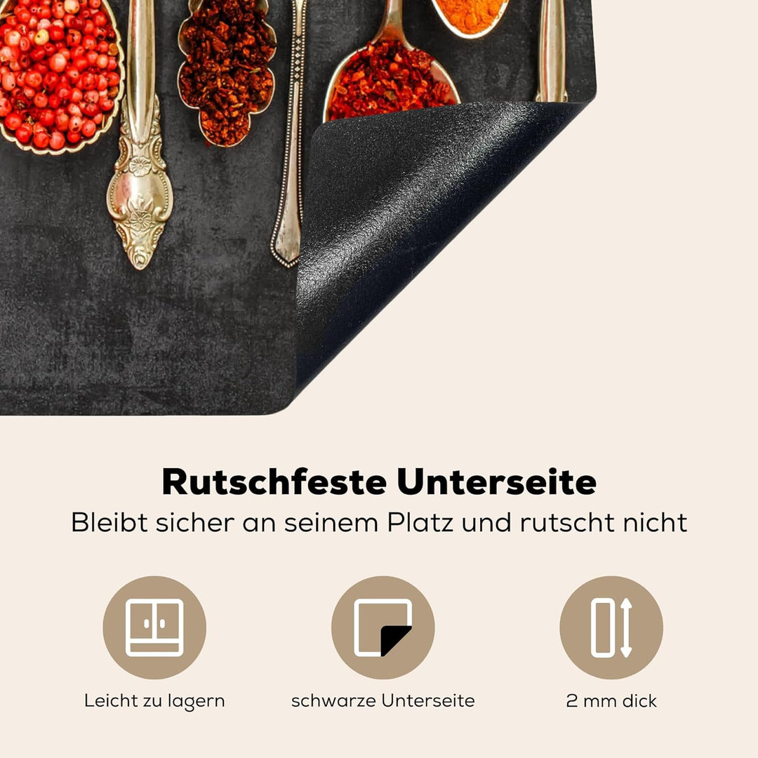 KitchenYeah© Herdabdeckplatte 59x51 cm Einteilig Ceranfeld Abdeckplatte Küche Deko Ceranfeldabdeckun