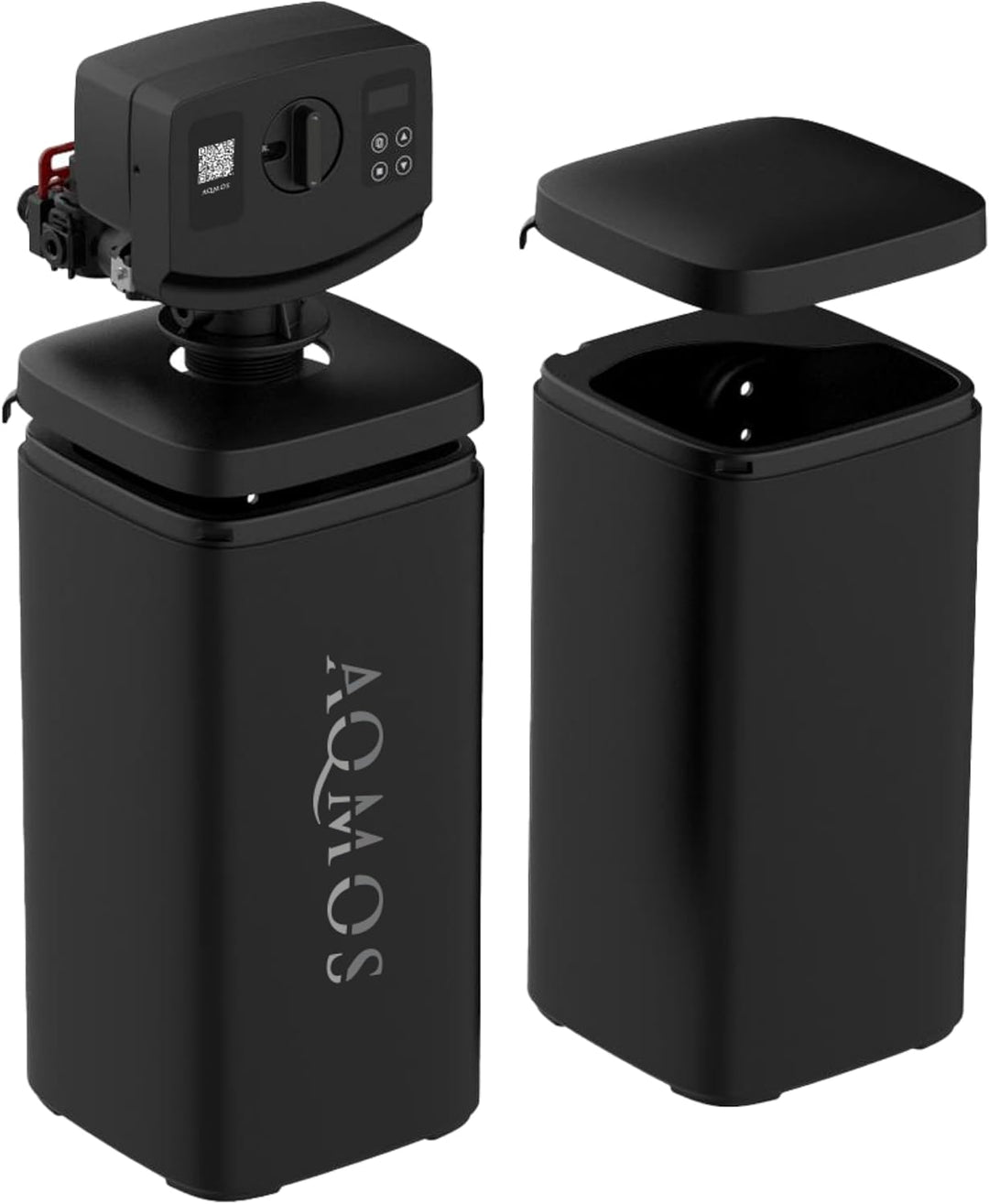 AQMOS FLEX-40 Wasserenthärtungsanlage mit Anschlussset 1" und Montageblock 1" Entkalkungsanlage für