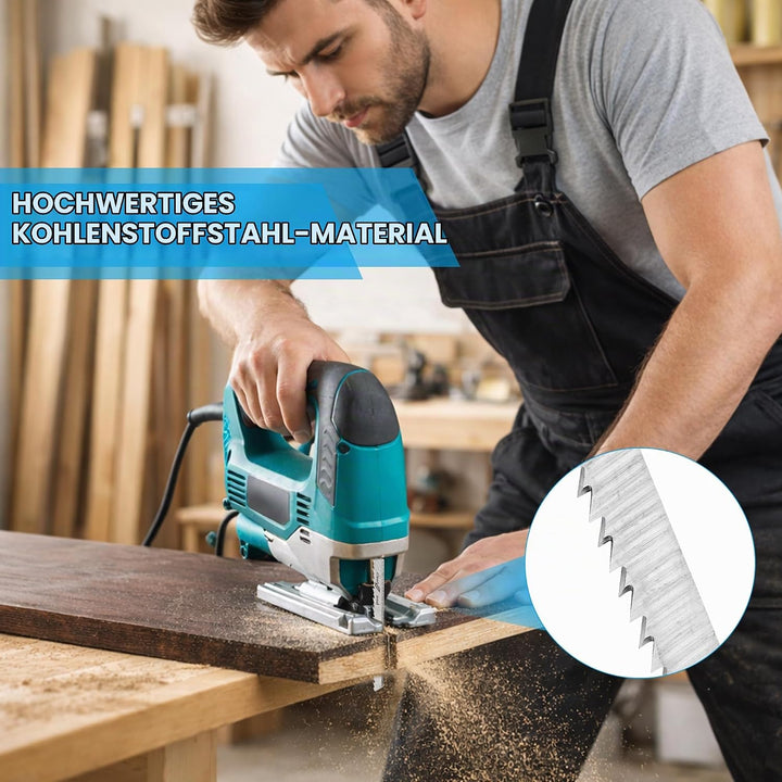 80 Stück Stichsägeblätter Set,Professional Sägeblätter Stichsäge Aus Hochkohlenstoffhaltigem Stahl,