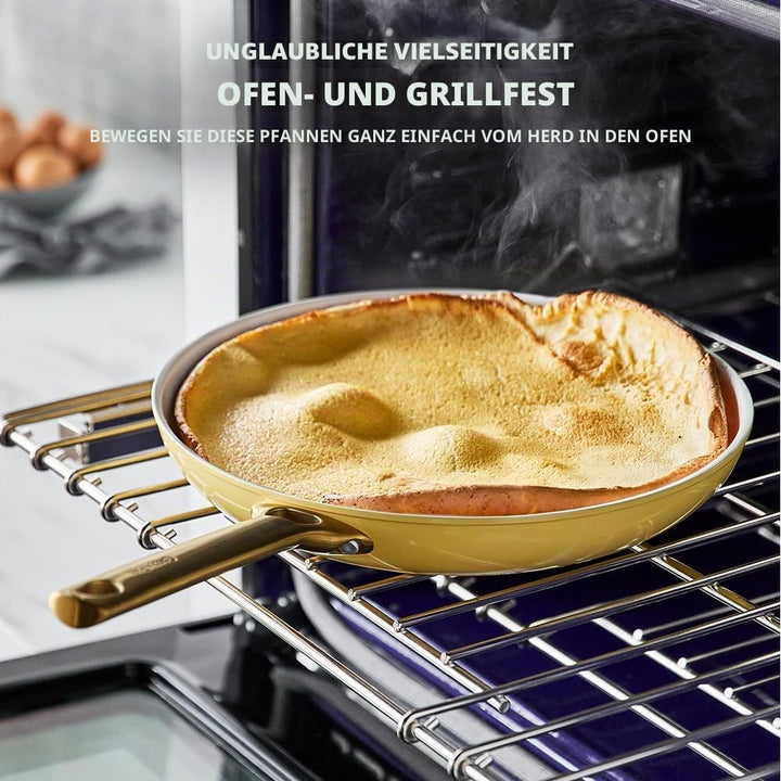 GreenPan Reserve Harteloxiertes Gesundes Keramische Antihaft-Kochgeschirr Set,10 Teile,Inklusive Bra