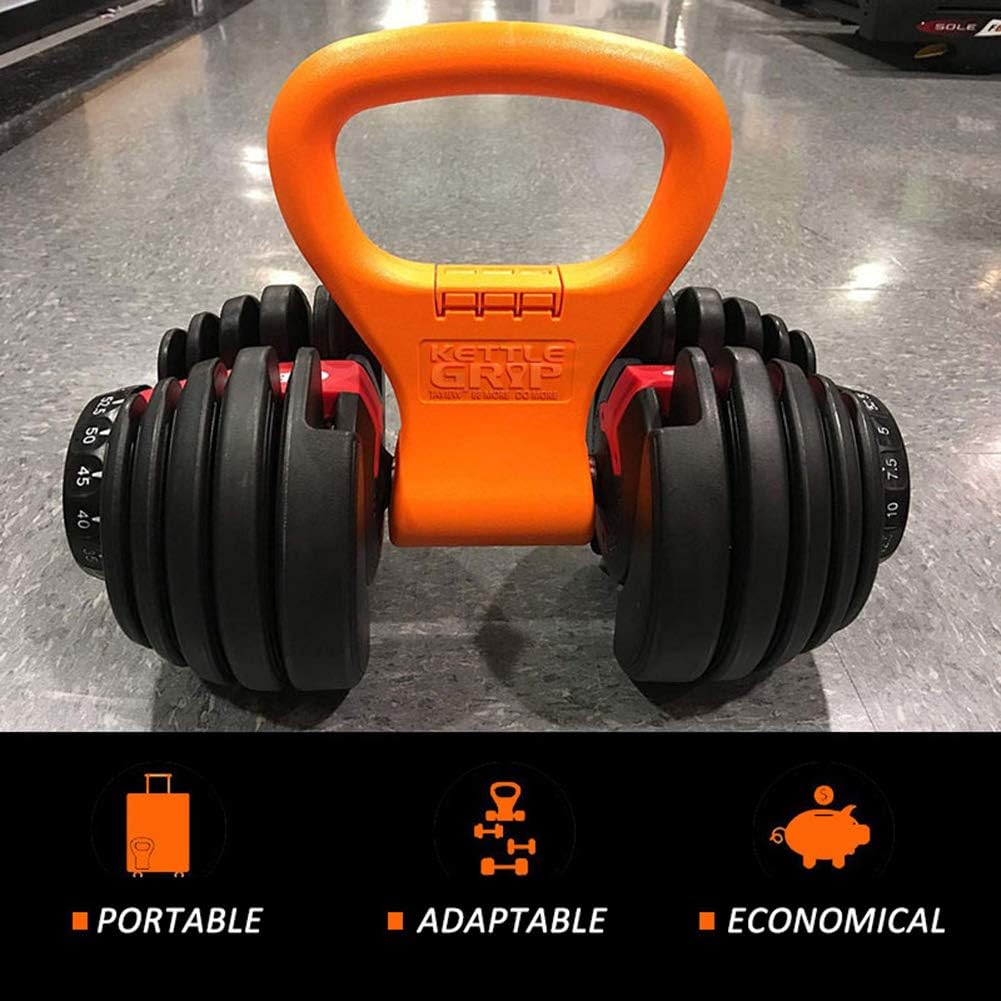 Kettlebell Grip Adjustable Portable Weight Travel Workout Equipment Gear for Gym Weights Bag, Crossf