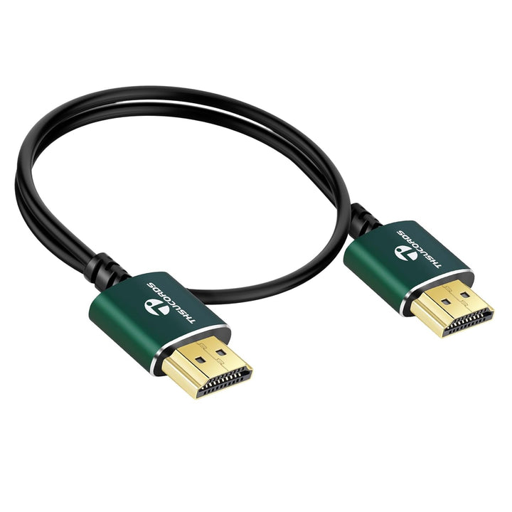 Thsucords Dünnes HDMI auf HDMI Kabel 7,5M 2 Stück, Ultradünnes und Flexibles HDMI Kabel, Unterstützt