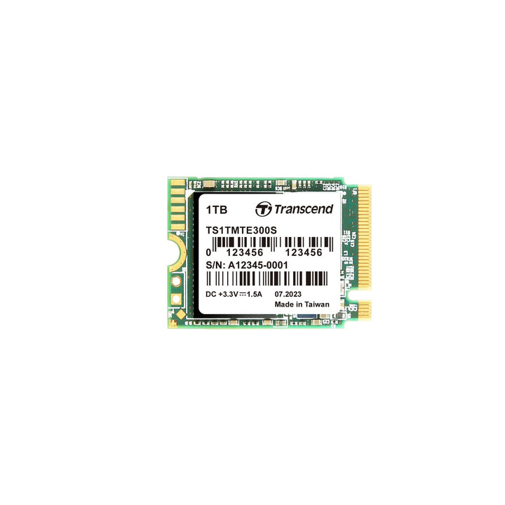 Transcend TS1TMTE300S 1TB M.2 2230 NVMe PCIe Gen3 x4 interne SSD, Solid State Drive, 3D NAND Flash T