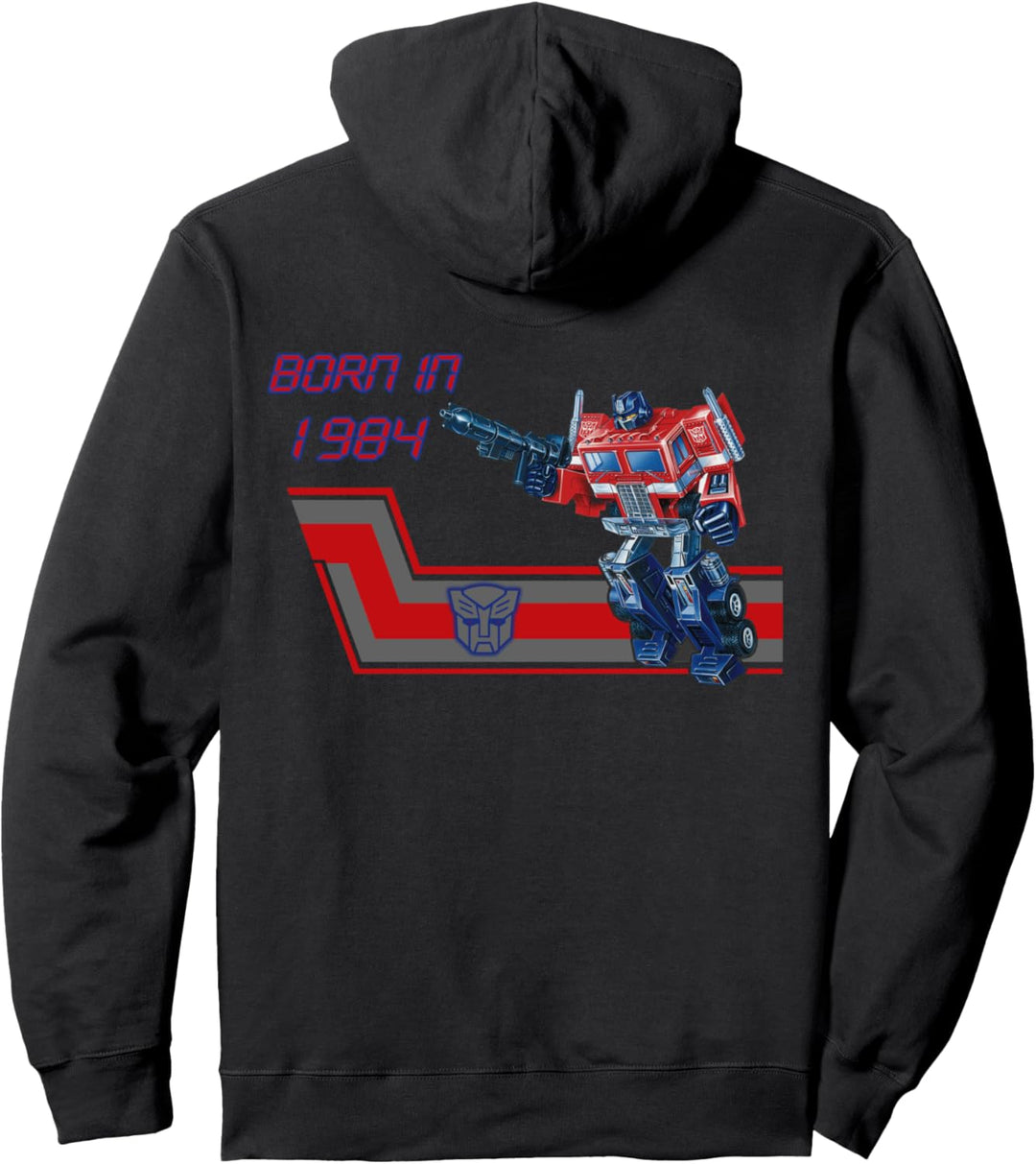 Transformers Optimus Prime G1 Box Art, geboren 1984 Pullover Hoodie