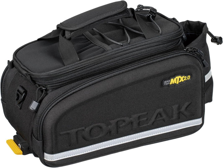 Topeak MTX TrunkBag DX (MTX 2.0) mit TrunkLock – 12,3 L Gepäckträgertasche mit QuickTrack-System, er