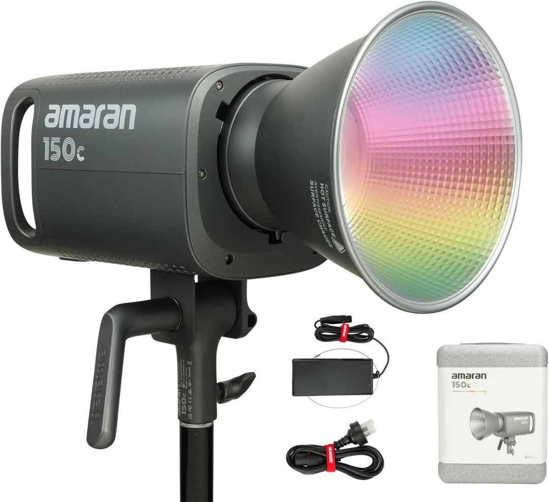 Aputure Amaran 150c RGBWW COB LED Video Dauerlicht 150W CCT 2500K- 7500K Bowens Halterung Punktquell