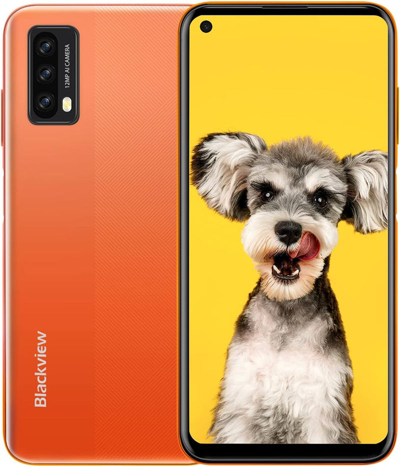 Blackview A90 - Smartphone 64GB, 4GB RAM, Dual SIM, Orange, Orange