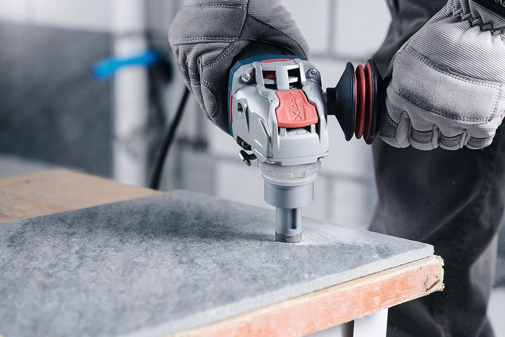 Bosch 1x PRO Multi Material Diamanttrockenbohrkronen für X-Lock und kleine Winkelschleifer (für Flie