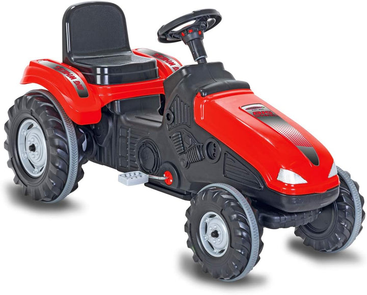 Trettraktor Big Wheel – Kippschutz, bis 60KG, leichtgängiges Lenkradsystem, Hupe, Verstellbarer Sitz