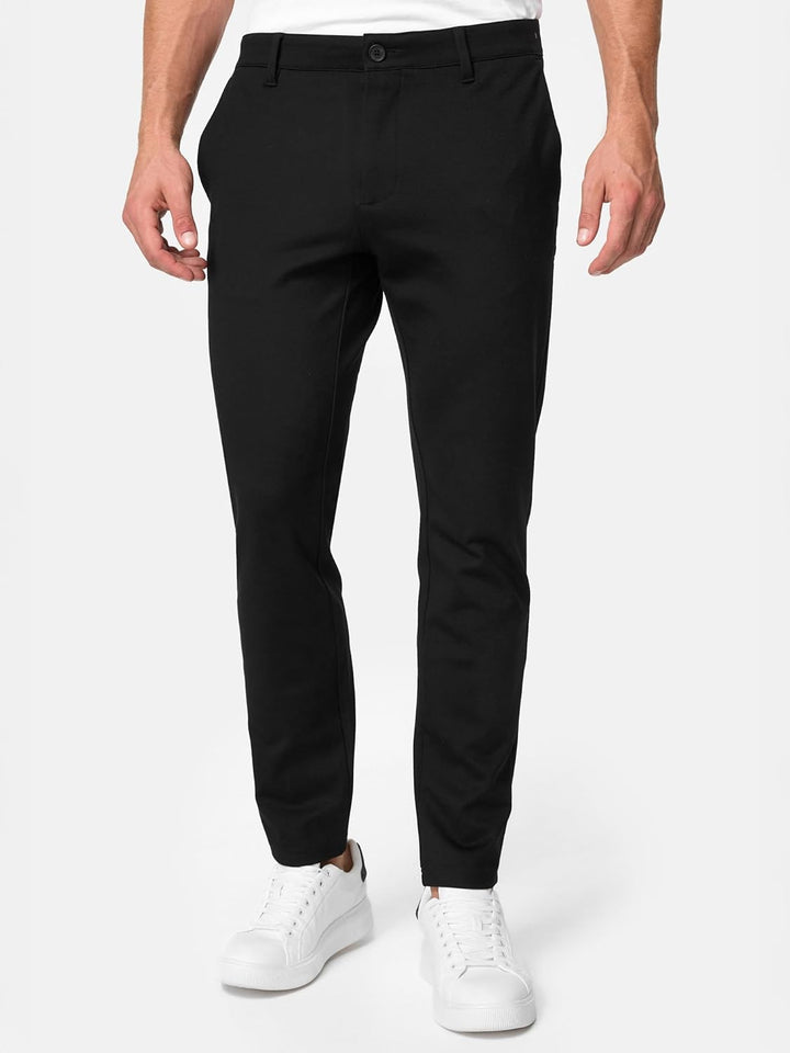 Indicode Herren Rodekro Performance Pants | Chinohose Herrenhose Super Stretch Stoffhose Bequeme Bus