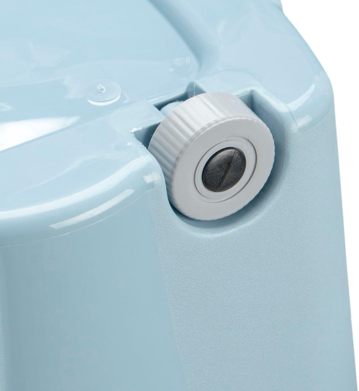 keeeper Piraten-Box, Aufbewahrungsbox mit Rollen und Verschluss, 58 x 37 x 40 cm, Kamil Pure, Blau (