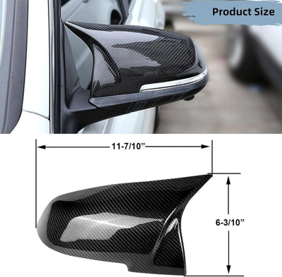 Ezweiji F30 Spiegelkappen, 1 Paar Auto Spiegelkappen Rückspiegelgehäuse Kompatibel für F20 F21 F22 F