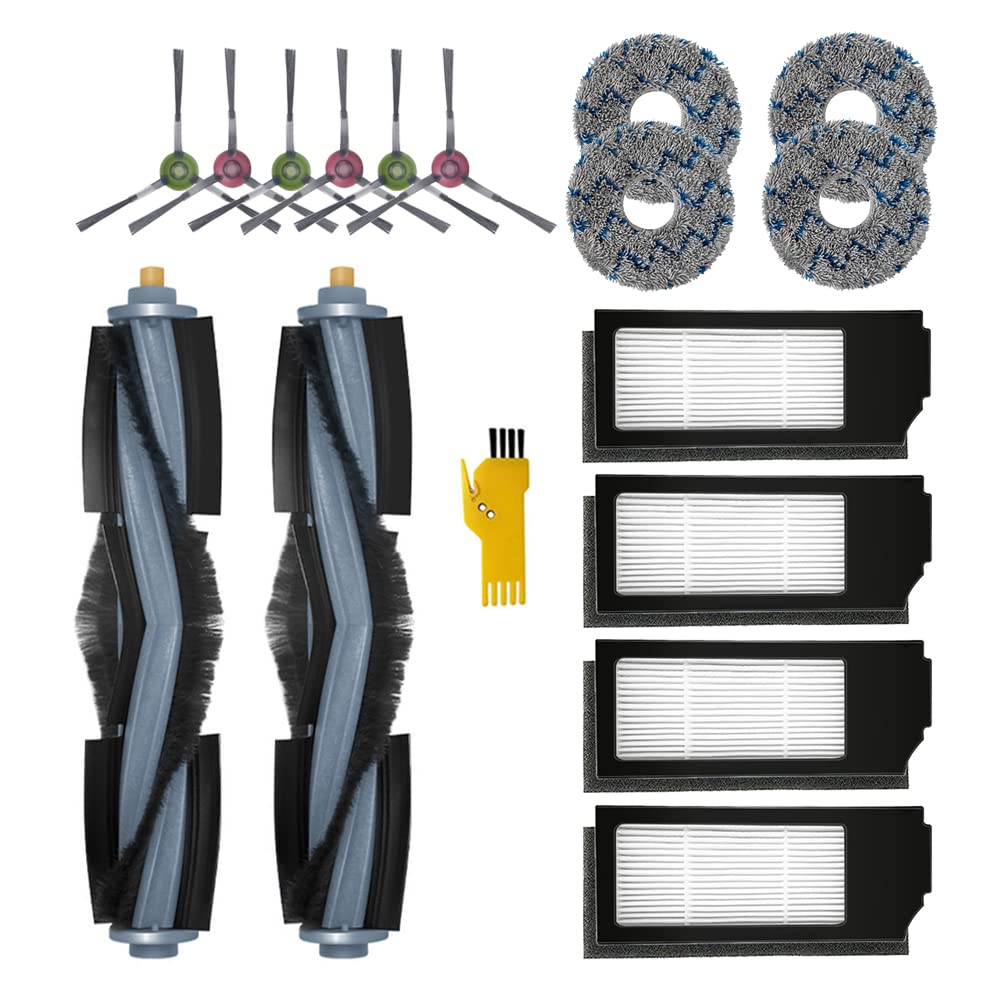 aotengou Ersatz-Zubehör-Kit für ECOVACS DEEBOT X1 OMNI &amp; X1e OMNI &amp; X1 TURBO &amp; X1+ Saugroboter 16 Pa