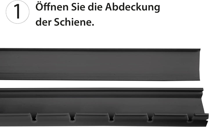 Arsvita Flauschvorhang 80x185 cm in Unistreifen rot - weiss, Perfekter Insekten- und Sichtschutz für