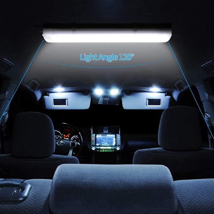papasbox 4x 108 LED Innenraumbeleuchtung Auto LED, Innenbeleuchtung 12 Volt LED Lampe 12V Lichtleist