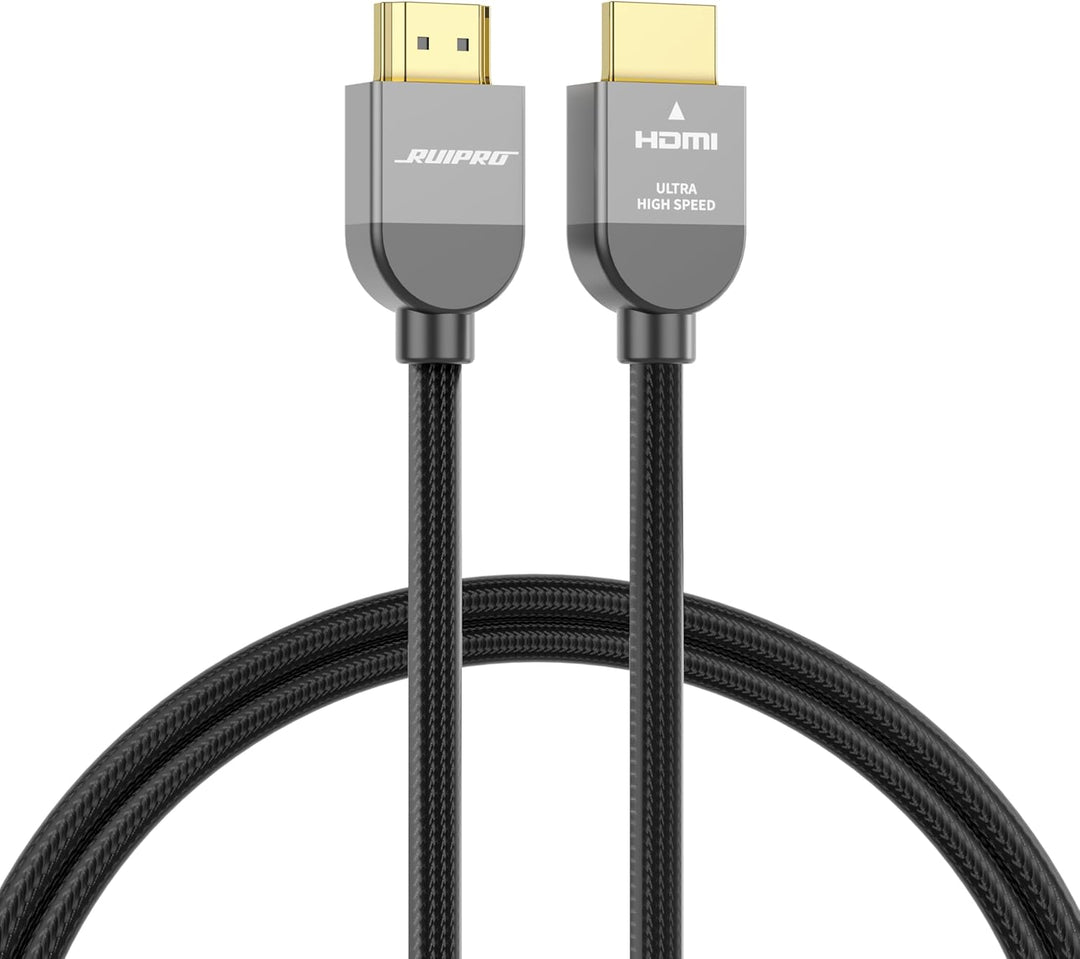 RUIPRO 8K Zertifiziert HDMI 2.1 Kabel 2M Ultra HD High Speed 48Gbps 8K@60Hz 4K@120Hz Dynamisches HDR