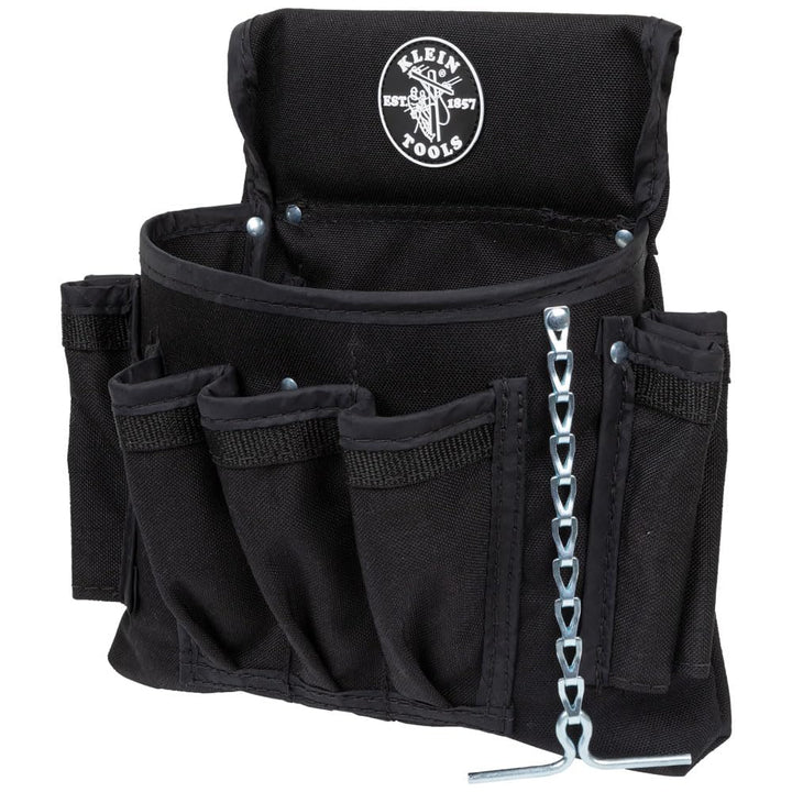 Klein Tools 5719 Powerline 18-pocket schwarz Nylon Elektriker-Werkzeugtasche, 5719