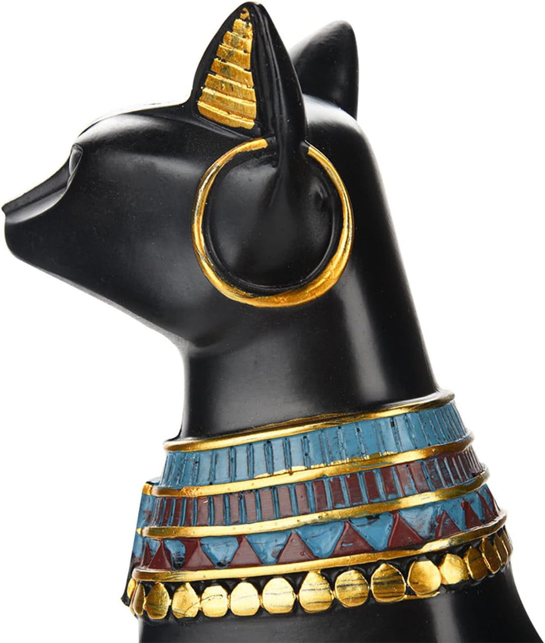 Semiter Ägyptische Katzenstatue, Positive Energie für die Raumdekoration(A5-YX260839 klein)