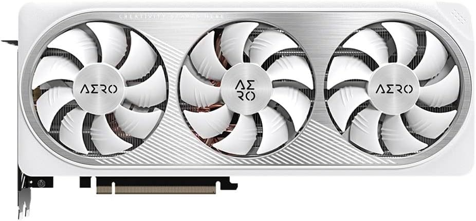 GIGABYTE GeForce RTX 4070 AERO OC 12GB Graphics Card - 12GB DDRX6 21Gbps 192bit, PCI-E 4.0, Core 256