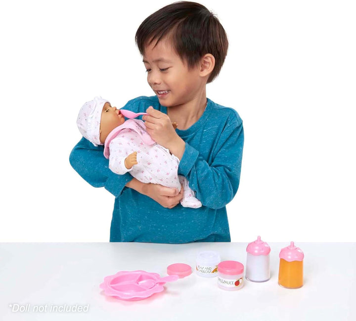 Melissa & Doug FBA_14888 Time To Eat! 8 Piece Feeding Set (English Only) Futterset, Futterset