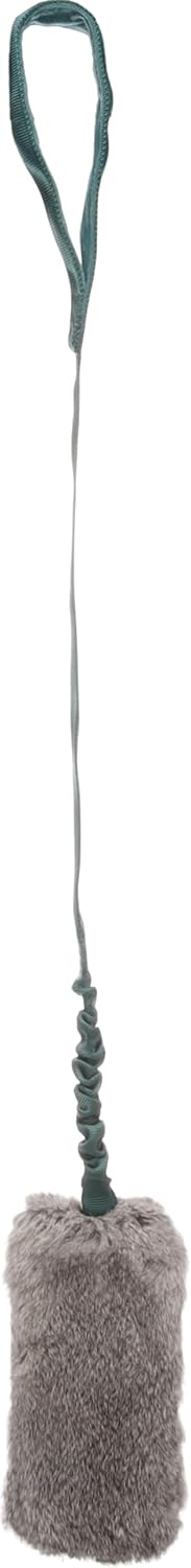 Flamingo Hundespielzeug – Furtra Chaser Bungee Kaninchenfell L – elastischer Griff – Länge 100 cm –