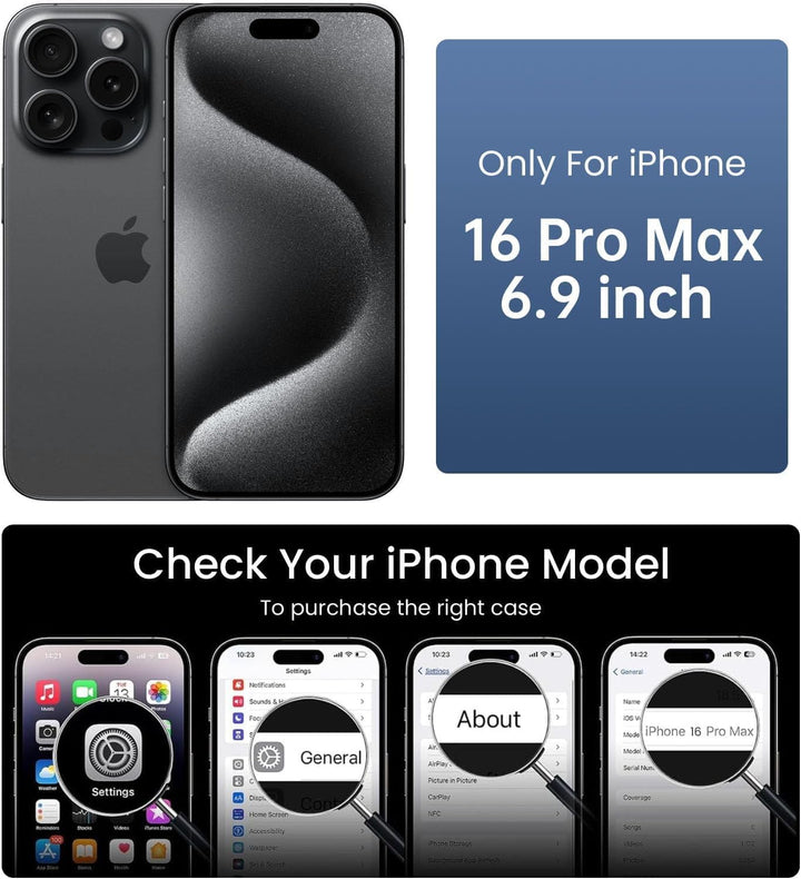 Handykette für iPhone 16 Pro Max Hülle mit Band, Necklace Handyhülle, Transparente Schutzhülle zum U
