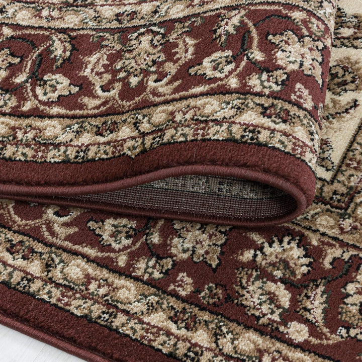 Wohnzimmerteppich Orient Design Kurzflor Schlafzimmer Esszimmer Küche Flur Teppich Pflegeleicht Weic