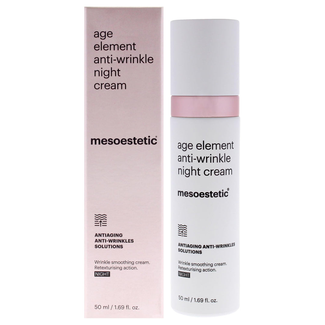 Mesoestetic - Age Element – Anti-Wrinkle Night Cream – 50 ml, Unparfümiert 50.7 ml (1er Pack)