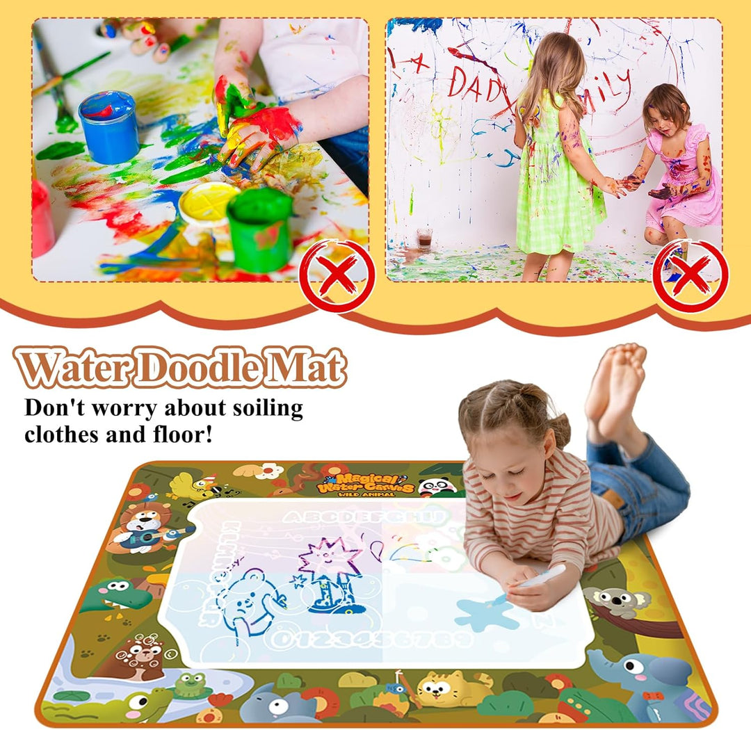 Aqua Wasser Doodle Matte,150×100cm Aqua Magic Doodle Painting Mat,Drawing Matte mit Wasserstift Werk
