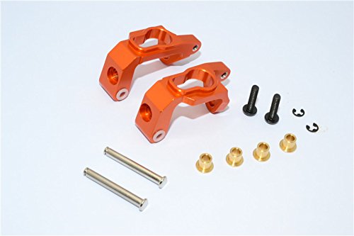 GPM HPI Bullet 3.0 Nitro & Bullet Flux Tuning Teile Aluminium C-Hub - 1Pr Set Orange