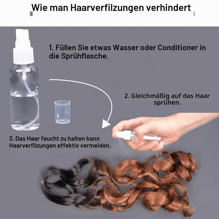 WoWCFyyds 8 Packs French Curl Braiding Hair 20 Inch Loose Wave Spiral curly braiding hair extensions