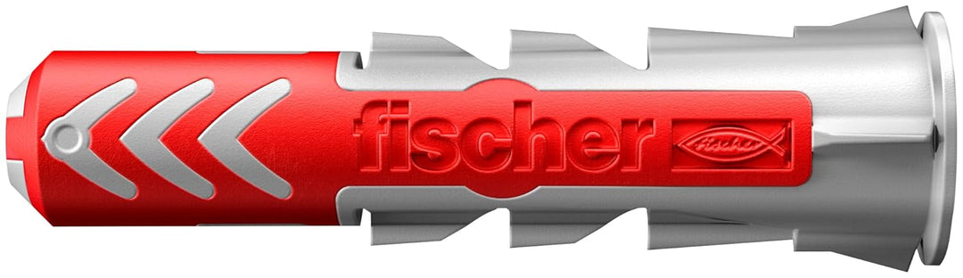 fischer 561385 Feucht & Aussen, Dübelbox, 130-teilig mit Edelstahlschrauben & DUOPOWER & DUOSEAL, Se