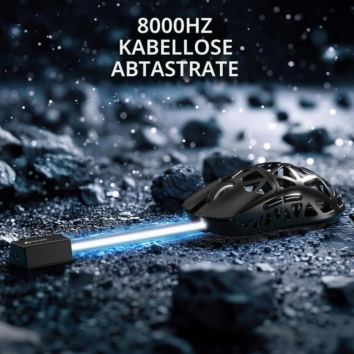 ATTACK SHARK R2PRO 45g Superlight Magnesiumlegierung Maus, PixArt PAW3950-Sensor, 42000 DPI, 8000Hz