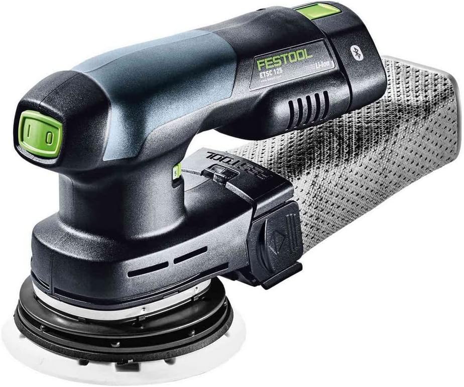 Festool Akku-Exzenterschleifer ETSC 125 3,0 I-Plus (mit Akkupacks BP 18 Li 3,0, Schnellladegerät, Sc