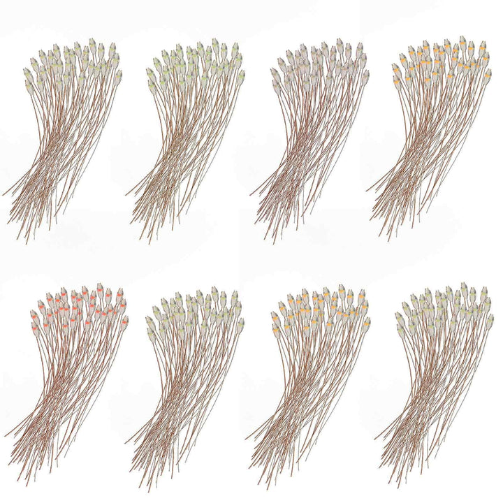 Evemodel 240Stk. Vorgelötet Micro Wasserdicht SMD Led Gemischte Farbe Bauform 0603 20cm