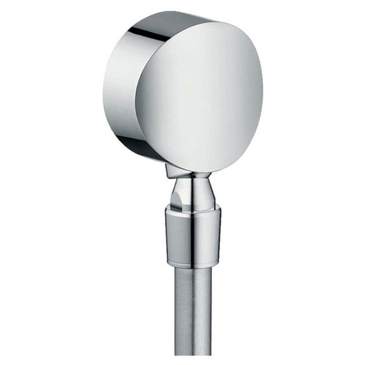 hansgrohe Fixfit S Schlauchanschluss mit Kugelgelenk, Chrom Chrom mit Rückflussverhinderer Kugelgele