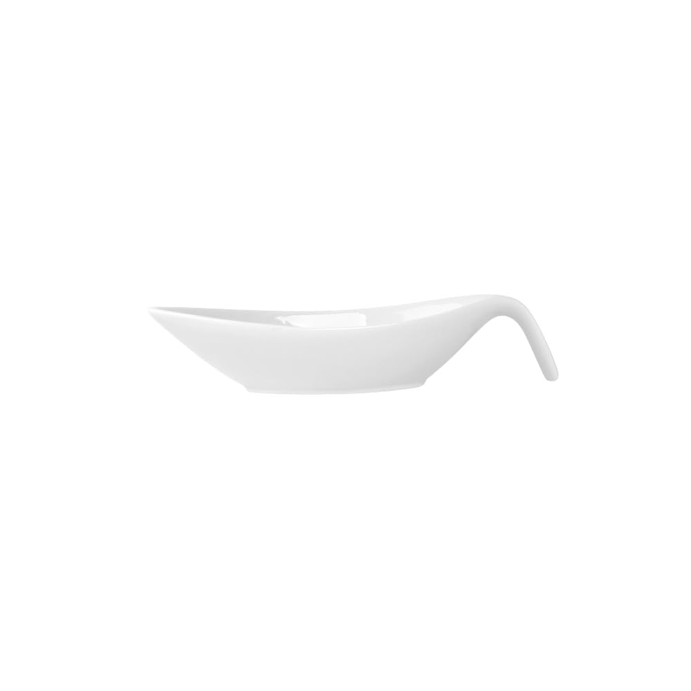 Holst Porzellan BAT 123 Henkel Schale 23 cm Schiffchenform Bateau Switch, weiss, 23 x 8.2 x 5 cm 23