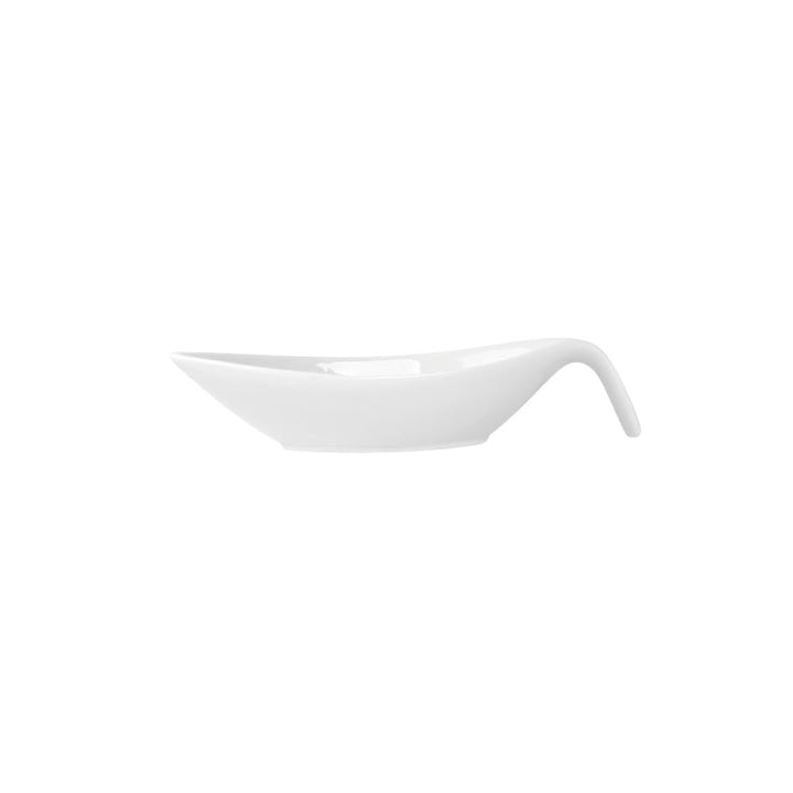 Holst Porzellan BAT 123 Henkel Schale 23 cm Schiffchenform Bateau Switch, weiss, 23 x 8.2 x 5 cm 23