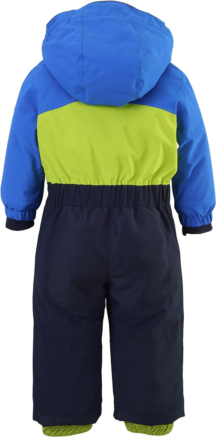 first instinct by killtec Unisex Fisw 4 Mns Onpc Skioverall mit Kapuze 86-92 neon blue, 86-92 neon b