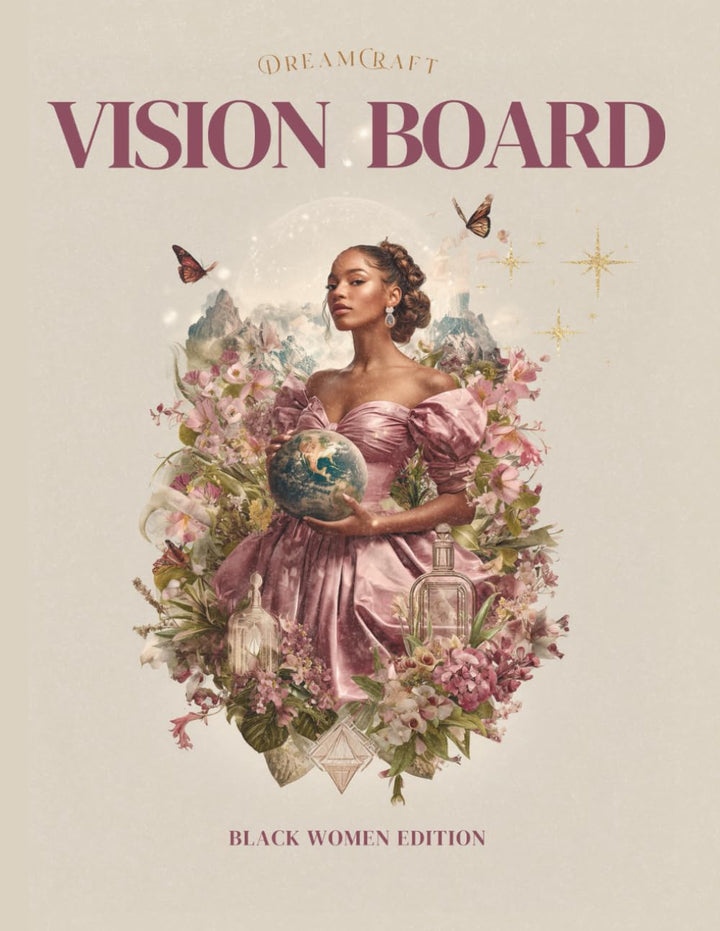 2026 DreamCraft Vision Board Clip Art Book for Black Women: Manifest Wealth, Career Success, Self-Lo