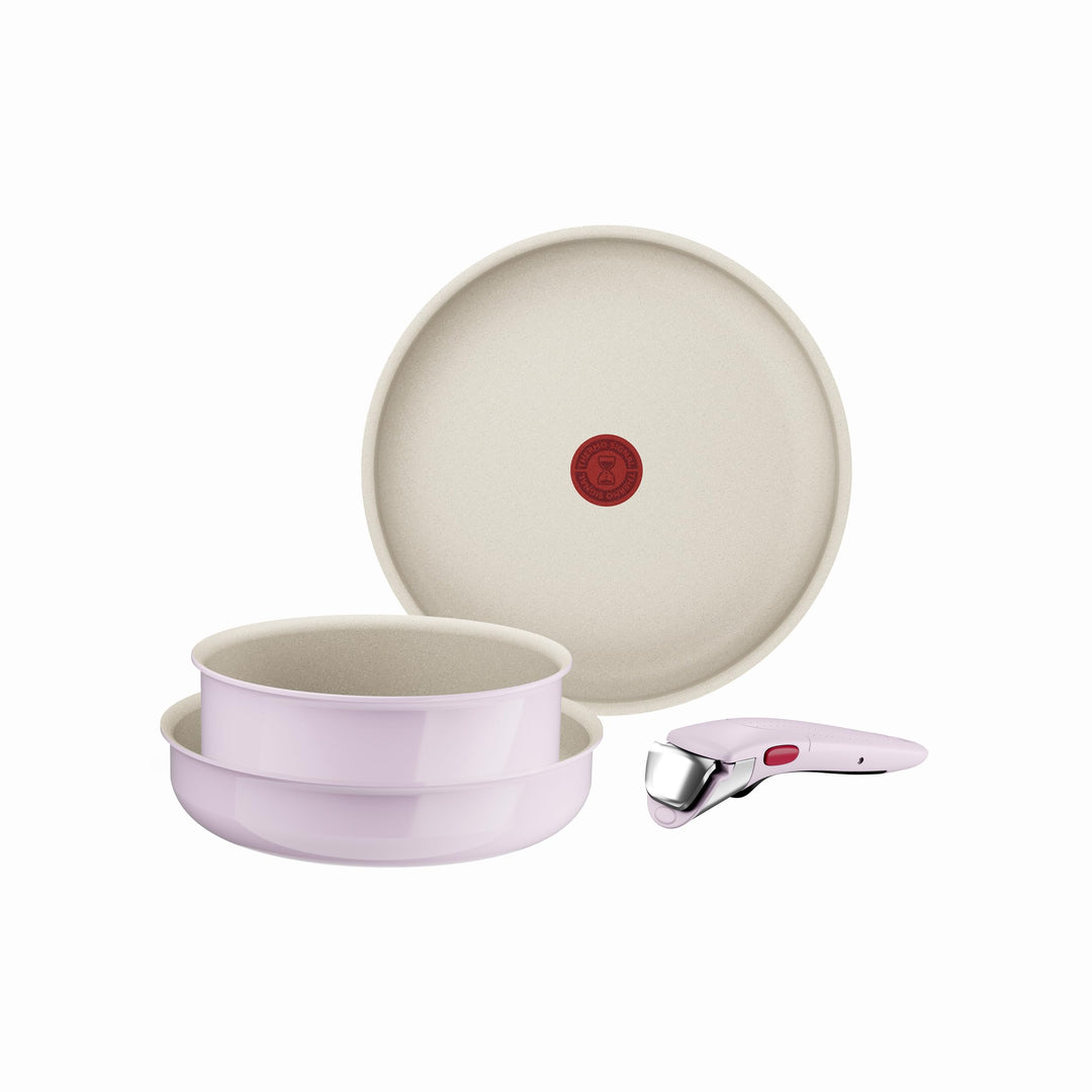 Tefal Ingenio Serenity L830S404 Kochgeschirr, 4-teilig, Standard, Antihaftbeschichtung, sicherer abn