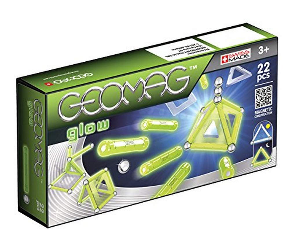 GEOMAG Glow 22 teile Magnetisches spielzeug für Kinder, Geschenk für Jungen und Mädchen im Alter von