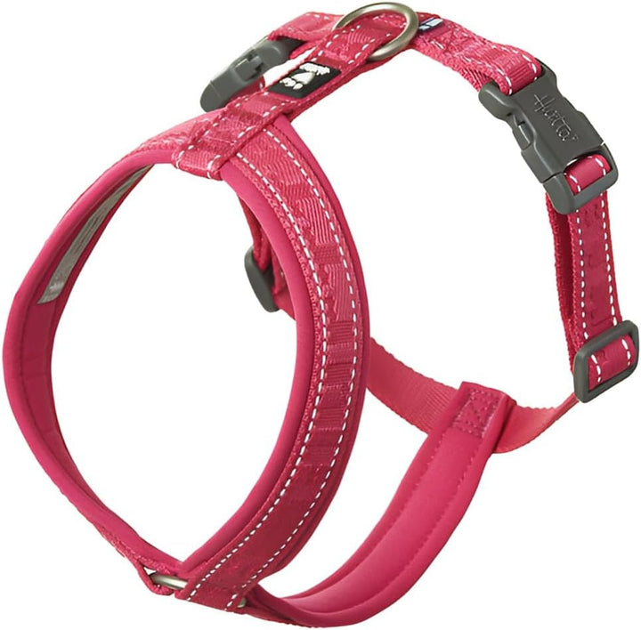 Hurtta Casual Y-Geschirr ECO Komfortables nachhaltiges Hundegeschirr (Ruby, 30-35 cm) 30-35 cm Ruby,