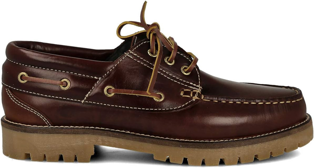 PAYMA - Herren Damen Kinder Bootsschuhe Segelschuhe Mokassins aus Seahorse Geölt Leder 3 Eye Classic