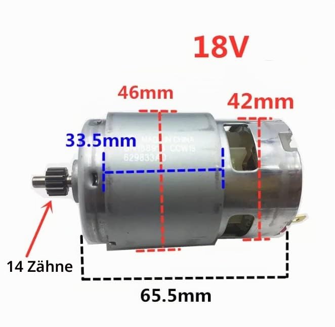 1 8V Motor 629834-8 629937-8 for Makita HP457D DF457D BDF453 DDF453 DDF453RFE DHP453 BHP453 8390D Bo
