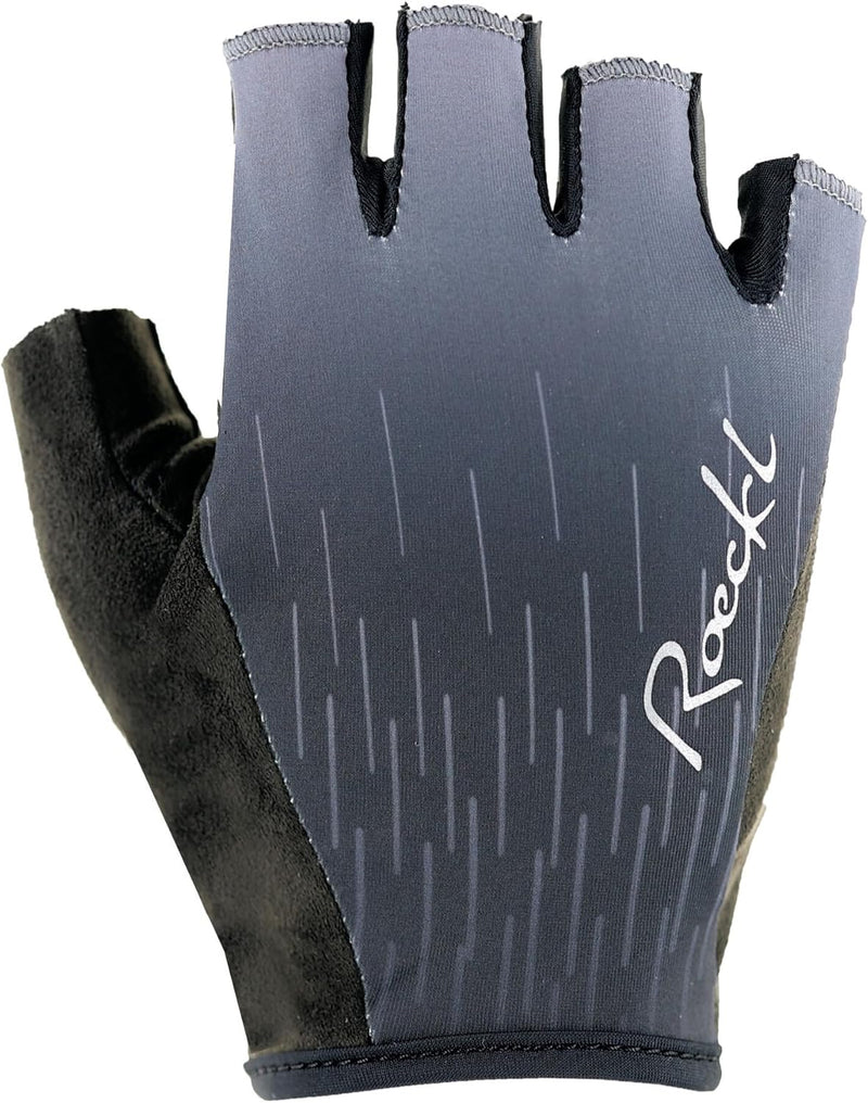 Roeckl Darvella Damen Fahrrad Handschuhe kurz grau 2024 7, 7