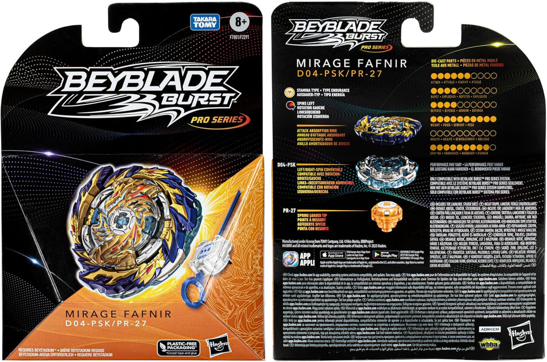 Beyblade Burst Pro Series Mirage Fafnir Kreisel Starter Pack, Battle Kreisel mit Starter