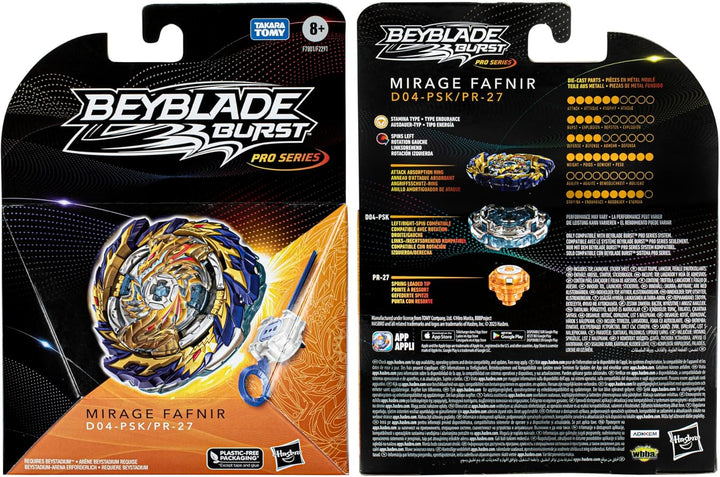 Beyblade Burst Pro Series Mirage Fafnir Kreisel Starter Pack, Battle Kreisel mit Starter