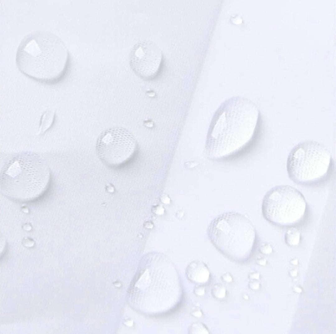 Gualiy Duschvorhang 180x200 Anti-Schimmel, Shower Curtains Weiss Streifen Wasserabweisend Badewanne