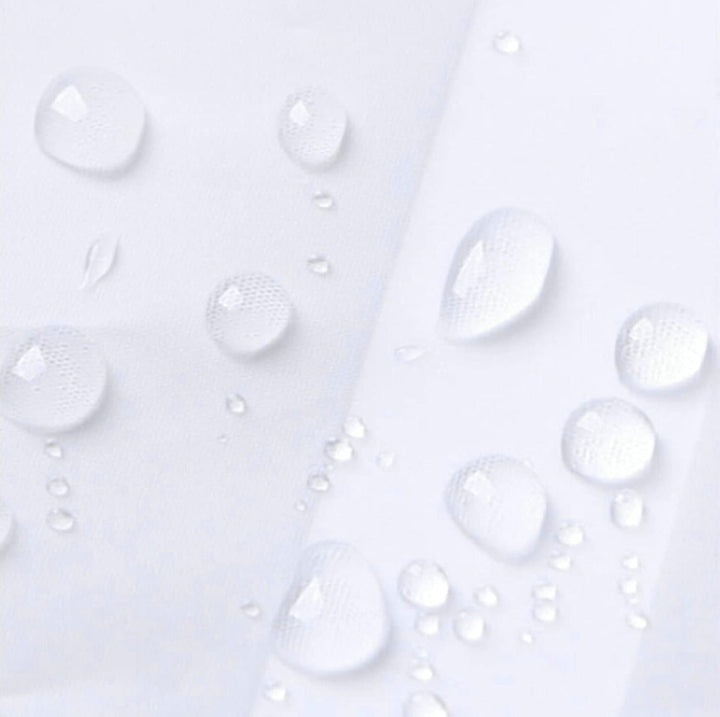 Gualiy Duschvorhang 180x200 Anti-Schimmel, Shower Curtains Weiss Streifen Wasserabweisend Badewanne